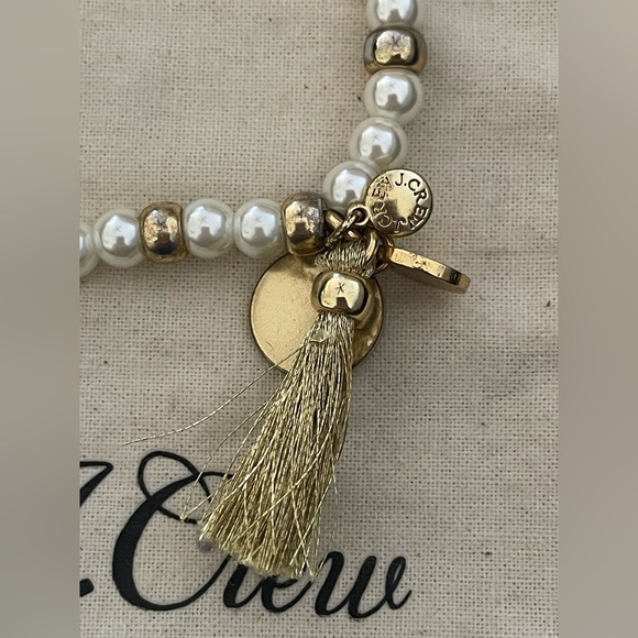 J Crew Bead and Tassel Stretch Bracelets with Charms - Picture 5 of 11